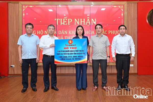 Khánh Hòa tiếp nhận kinh phí 100 tỷ đồng khắc phục thiệt hại do thiên tai, lũ lụt